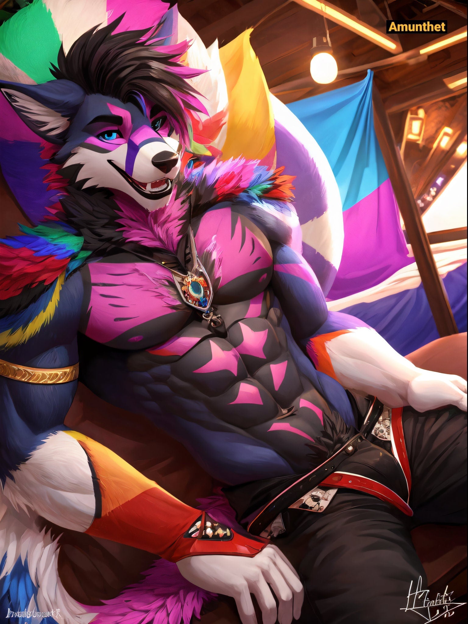 Original:UHD wall tapestry furry gay male masculine wolf canine cartoon pride fursona wall hanging tapestry wall carpet throw blanket purpleUHD Wandtuch Furry Gay Männlich Maskulin Wolf  Tapestry Wandteppich Überwurf Bettdecke Purple LGBTQ Anthro Hot-Furry and sexy LGBTQ  Pride Furry Fantasy
