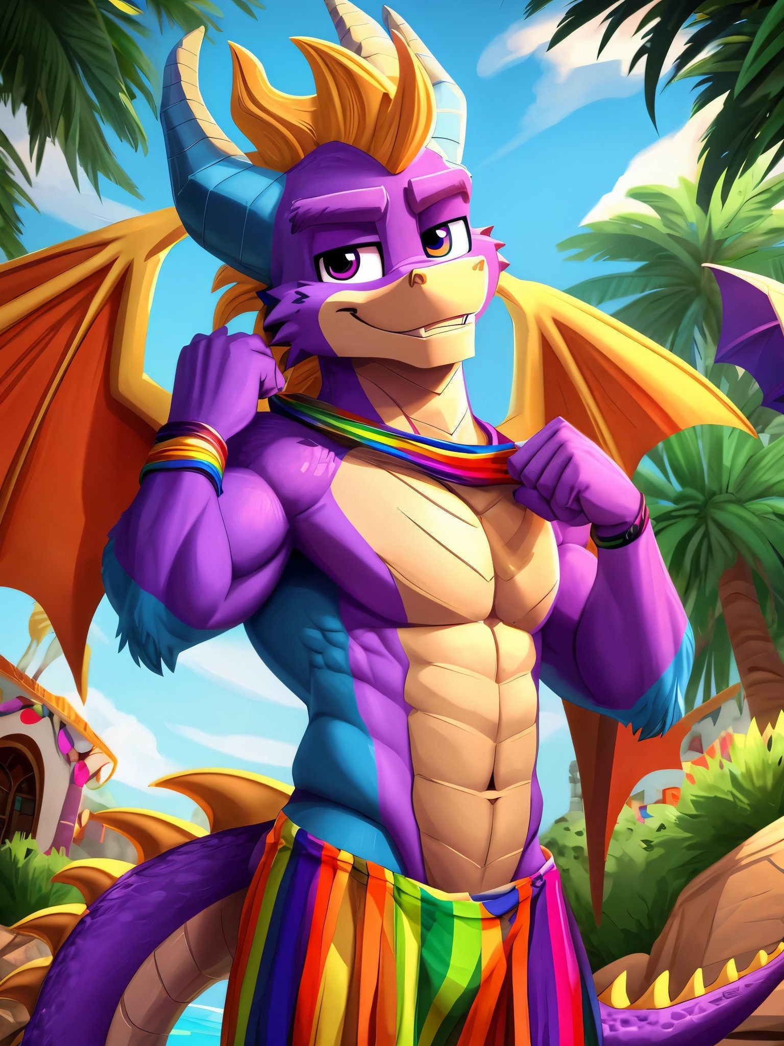 Original Print : blanket, bed, fleece, soft, warm, bedspread, beach, furry, fursona, gay, dragon, spyro Anthro Hot-Furry and sexy LGBTQ  Pride Furry Fantasy