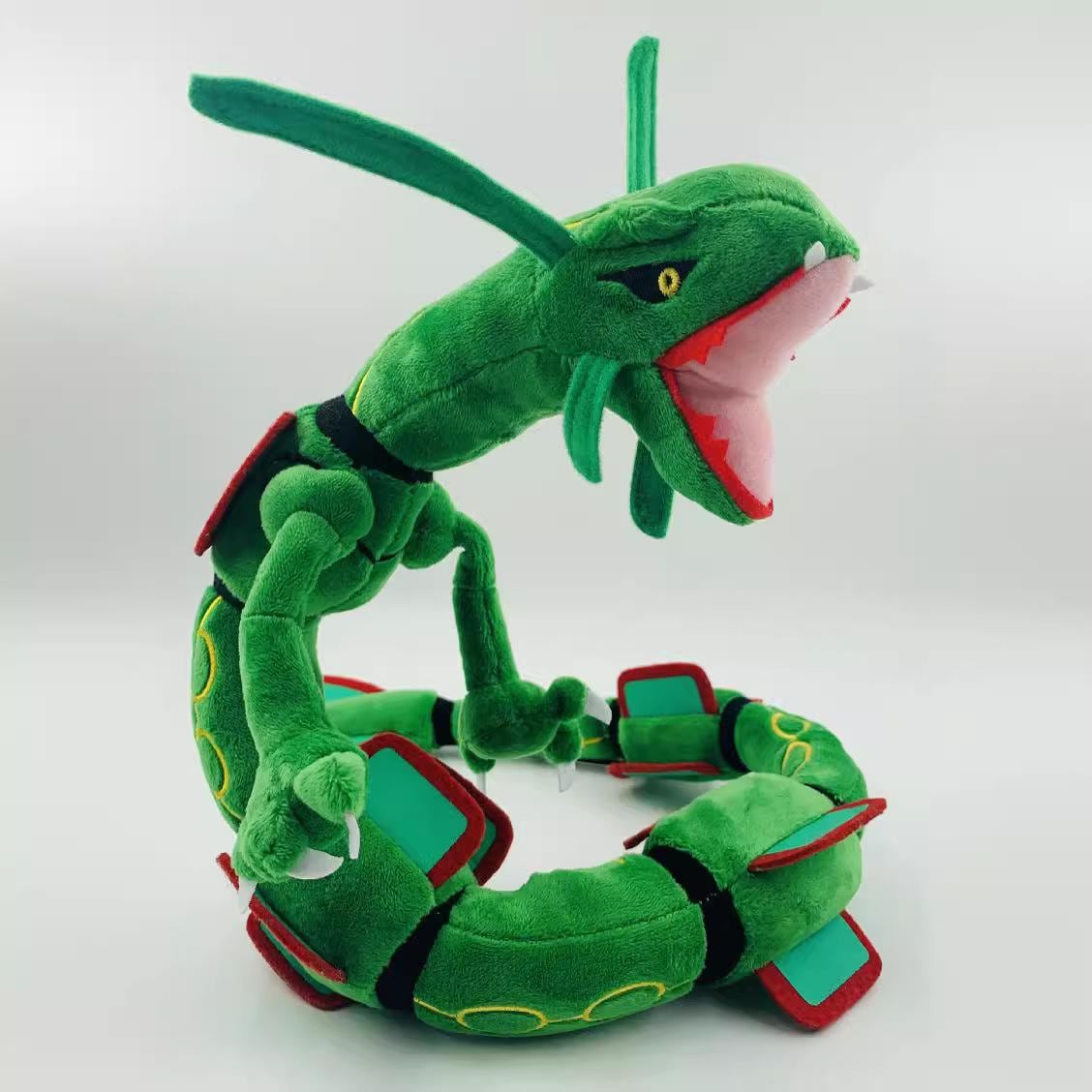 pokemon, Furry, レックウザ, weiches Stofftier, superweiches Plüschtier, Kawaii, Geschenk für Furry-Fans, Furry Fandom, PP Baumwolle, Kristallplüsch, Anime Plüschtier, Kawaii Plüsch 80cm Rayquaza Niedliches Taschenmonster Plüschtier – Weich & Kuschelig für alle Fans! 80 cm Rayquaza Lie Kong Sitting Sky Dragon Crack Sitting Green Dragon Black Dragon Skeleton Shaped Plush Doll Adorable Pocket Monster Plush Rayquaza,