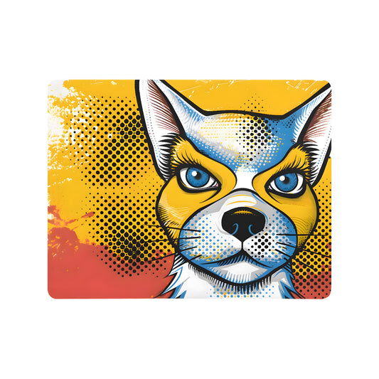 Furry Hund Wolf Welpe Puppy Zocken SFW Popart Gelb Rot Mousepad, Mouse, PC, Computer, Electronics, Furry, Yellow, Red, Wolf, Polyester, Dog, Fursona, Customizable Customizable Mouse Pad, Mouse, PC, Computer, Electronics, Furry, Yellow, Red, Wolf, Polyester, Dog, Fursona Mauspad Gaming Personalisierbar Pc