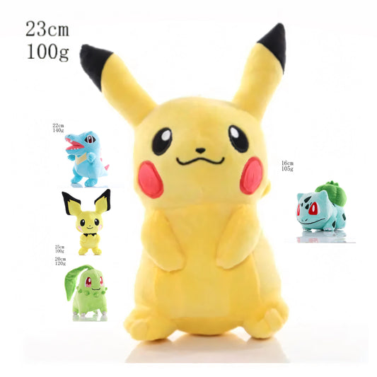 Pikatchu, Bisasam, Pichu, Karnimani, Endivie, Pokemon, Furry, Plüschtier, Furry Plüschtier, Pokemon Plüschtier, Teddy, Kuscheltier, digimon Niedliches Taschenmonster Plüschtier Pokemon Furry plush toy Furry plush toy Pokemon plush toy Teddy cuddly toy digimon Pikachus Pichu Bulbasaur Totodile Chikorita Adorable Pocket Monster Plush – Soft and Cuddly Companion for All Ages