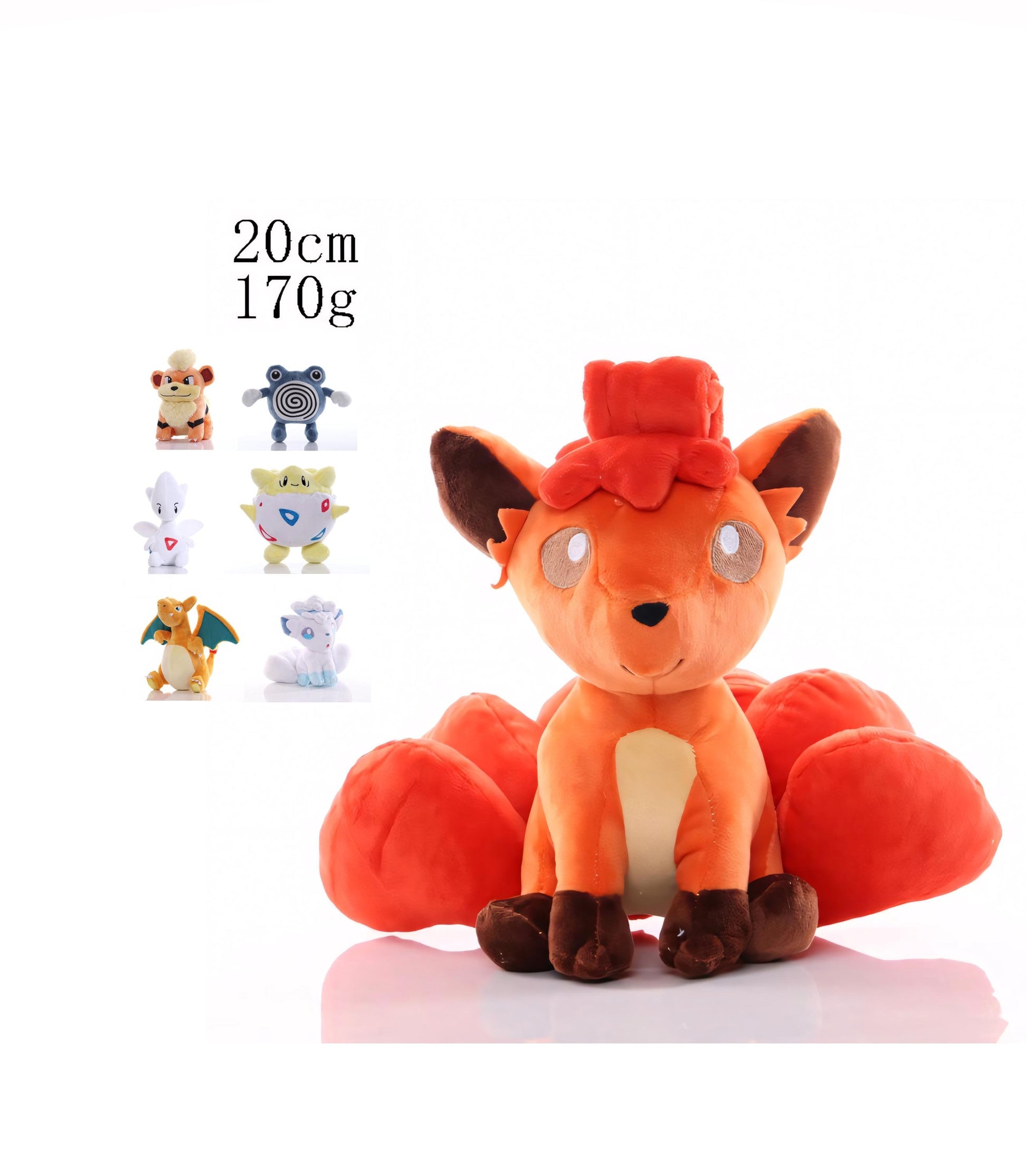 Niedliches Taschenmonster Plüschtier – Weich & Kuschelig für alle Fans! Pokemon, Furry, Plüschtier, Pokemon Plüschtier, Teddy, Kuscheltier, Vulpix, Glurak, Fukano, Togepi, Togetic, Ice Vulpix, Quaputzi Adorable Pocket Monster Plush – Soft and Cuddly Companion for All Ages Vulpix Charizard Growlithe Ice Vulpix Togetic Togepi Poliwhirl Furry plush toy Pokemon plush toy cuddly toy Pokemon Furry Teddy SFW