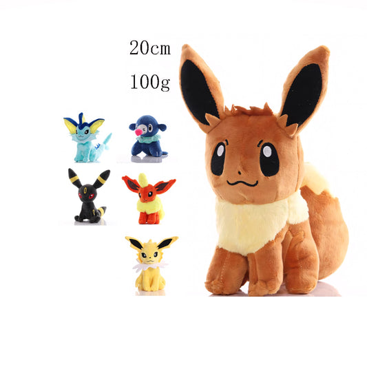 Niedliches Taschenmonster Plüschtier – Weich & Kuschelig für alle Fans! Plüschtier, Furry Plüschtier, Pokemon Plüschtier, Teddy, Kuscheltier, pokemon, furry, Robball, Evoli, Flamara, Aquana, Blitza, Nachtara Adorable Pocket Monster Plush – Soft and Cuddly Companion for All Ages popplio Eevee Flareon Vaporeon Jolteon Umbreon Pokemon Furry Fandom PP Cotton Fluffy Plush Crystal Plush Anime Plush Kawaii Plushie