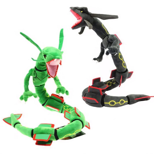 80cm Rayquaza Niedliches Taschenmonster Plüschtier – Weich & Kuschelig für alle Fans! 80 cm Rayquaza Lie Kong Sitting Sky Dragon Crack Sitting Green Dragon Black Dragon Skeleton Shaped Plush Doll Adorable Pocket Monster Plush Rayquaza, pokemon, Furry, レックウザ, weiches Stofftier, superweiches Plüschtier, Kawaii, Geschenk für Furry-Fans, Furry Fandom, PP Baumwolle, Kristallplüsch, Anime Plüschtier, Kawaii Plüsch