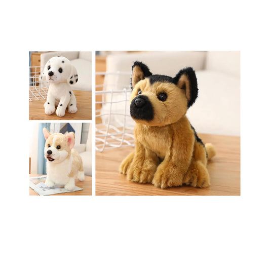 Puppy Plushies - Fluffy Plush FriendsHunde Welpen Kuscheltiere - Flauschige Plüschfreunde – Dein kuscheliger Begleiter für Herz & Seele! Kuscheltier Plushie Furry Pudel, Sitzende Bulldogge, Mops, Corgi, Dalmatiner, Husky, Deutscher Schäferhund, Jack Russell Terrier, Furry, Plüschtier, Kuscheltier, weiches Stofftier, Furry Fandom Furry, Plush Toy, Stuffed Animal, Ultra-Soft Plush, Kawaii, Furry Gift, Furry Fandom, Cotton, Fluffy Plush, Crystal Plush, Anime Plush, Kawaii Plushie  Puppy Plushies